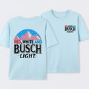 Red White and Busch 4th of July T-Shirt