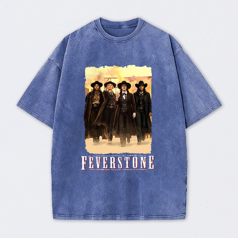 Feverstone Sophie Cunningham And Caitlin Clark Washed T-Shirt
