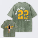 Caitlin Clark Chicago All-Star Game Day Basketball Washed T-Shirt
