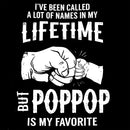 Pop Pop Name Graphic Casual Streetwear T-Shirt