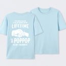 Pop Pop Name Graphic Casual Streetwear T-Shirt