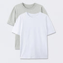 Crew Neck Cotton T-Shirt 2-Pack