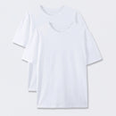 Crew Neck Cotton T-Shirt 2-Pack