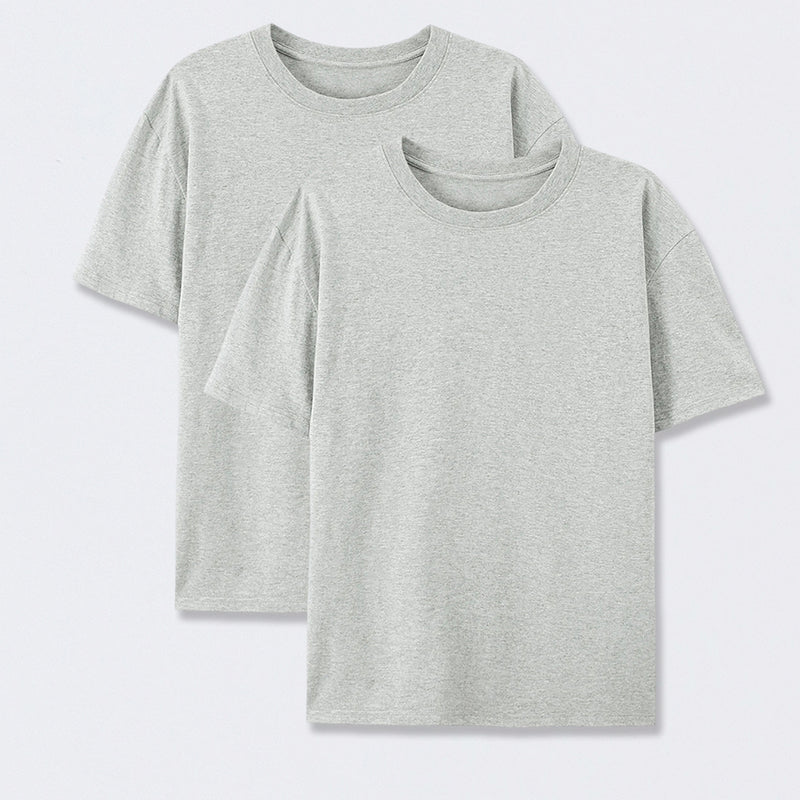 Crew Neck Cotton T-Shirt 2-Pack