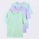 Crew Neck Cotton T-Shirt 3-Pack