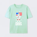 Funny Patriotic Astronaut Claims Dibs on the Moon with an American Flag T-Shirt