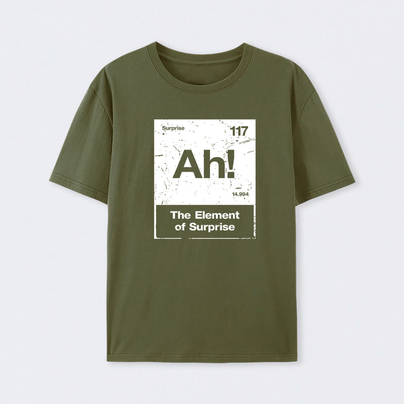 Ah! The Element of Surprise Aged Texture T-Shirt
