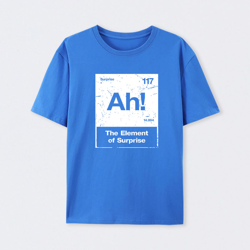 Ah! The Element of Surprise Aged Texture T-Shirt