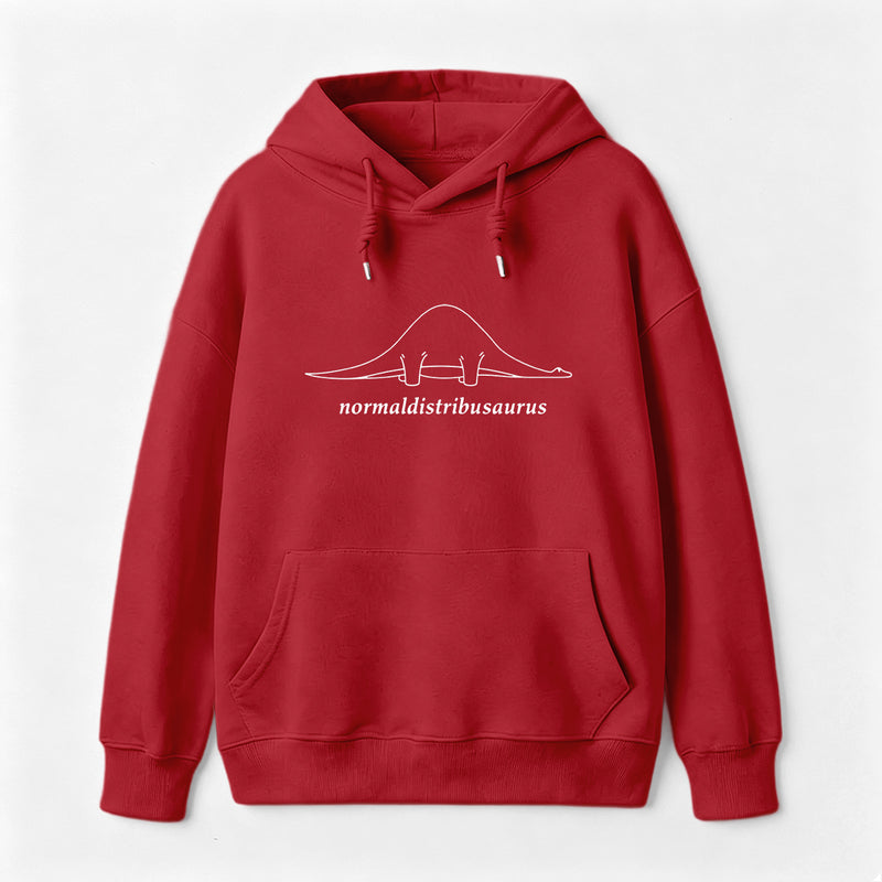 Normal Distribution Dinosaur Hoodie