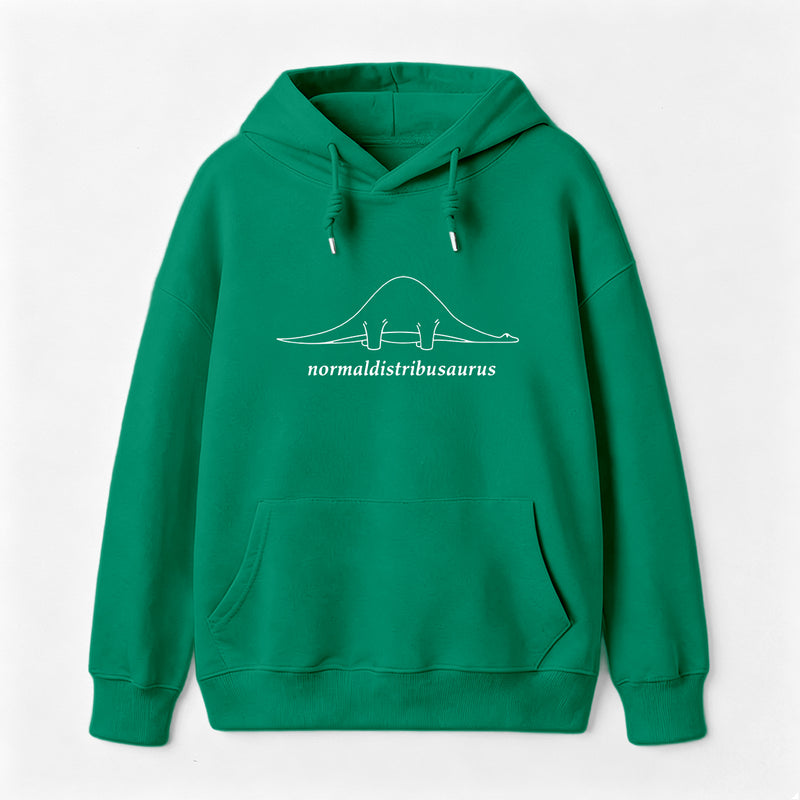 Normal Distribution Dinosaur Hoodie