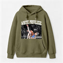White Privilege Graphic Funny Basketball Meme Hoodie