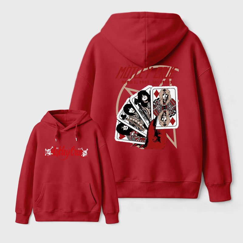 Motley Crue Rock Band Classic Hoodie
