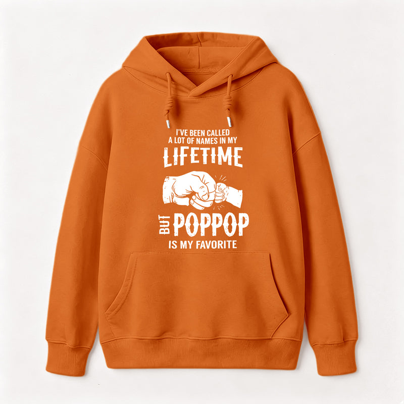 Pop Pop Name Graphic Casual Streetwear Hoodie