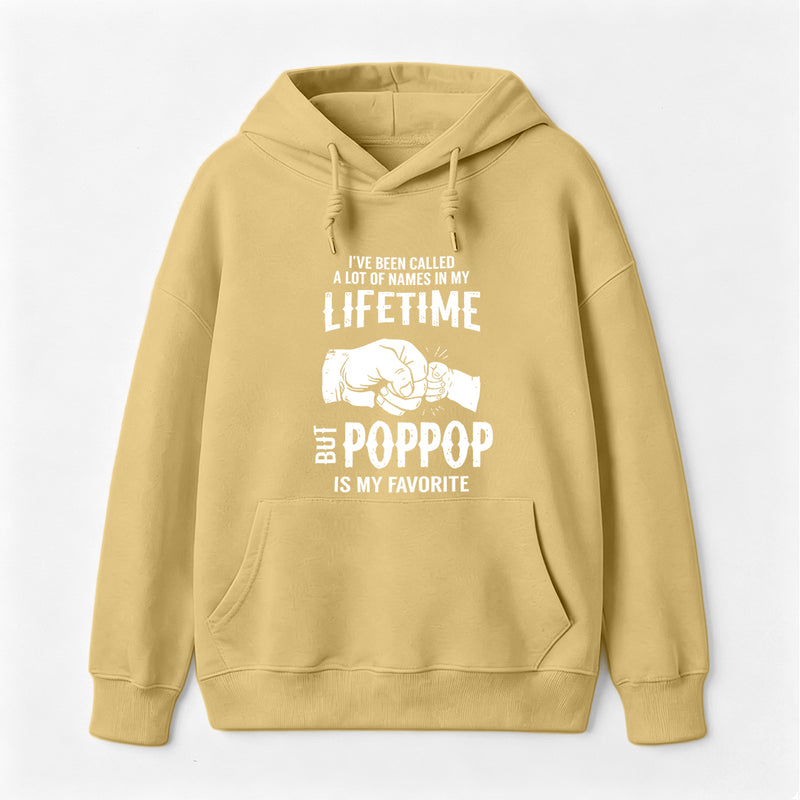 Pop Pop Name Graphic Casual Streetwear Hoodie