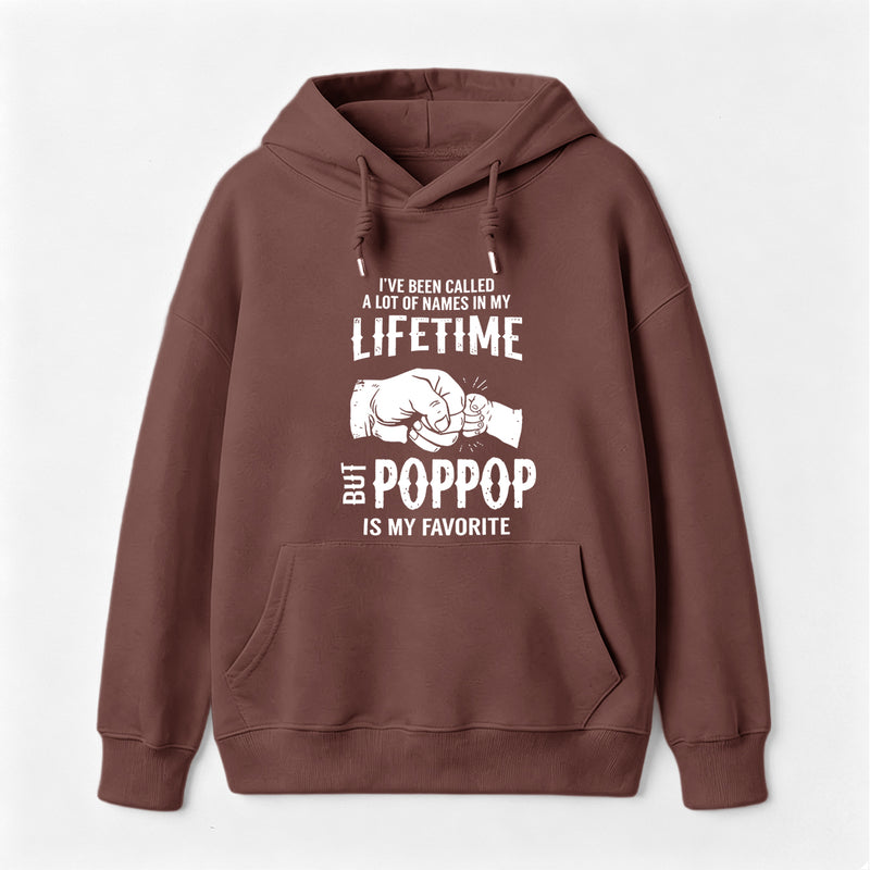 Pop Pop Name Graphic Casual Streetwear Hoodie