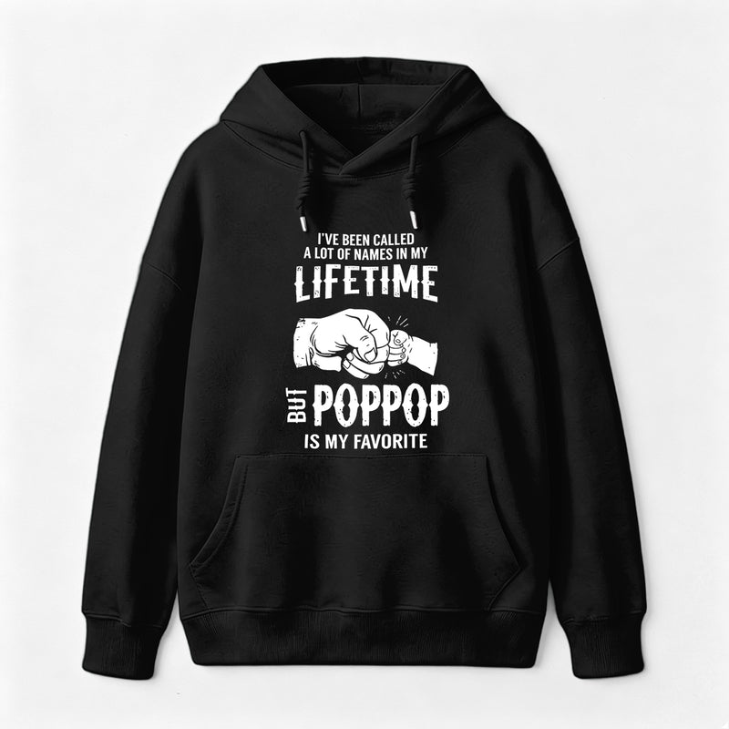 Pop Pop Name Graphic Casual Streetwear Hoodie