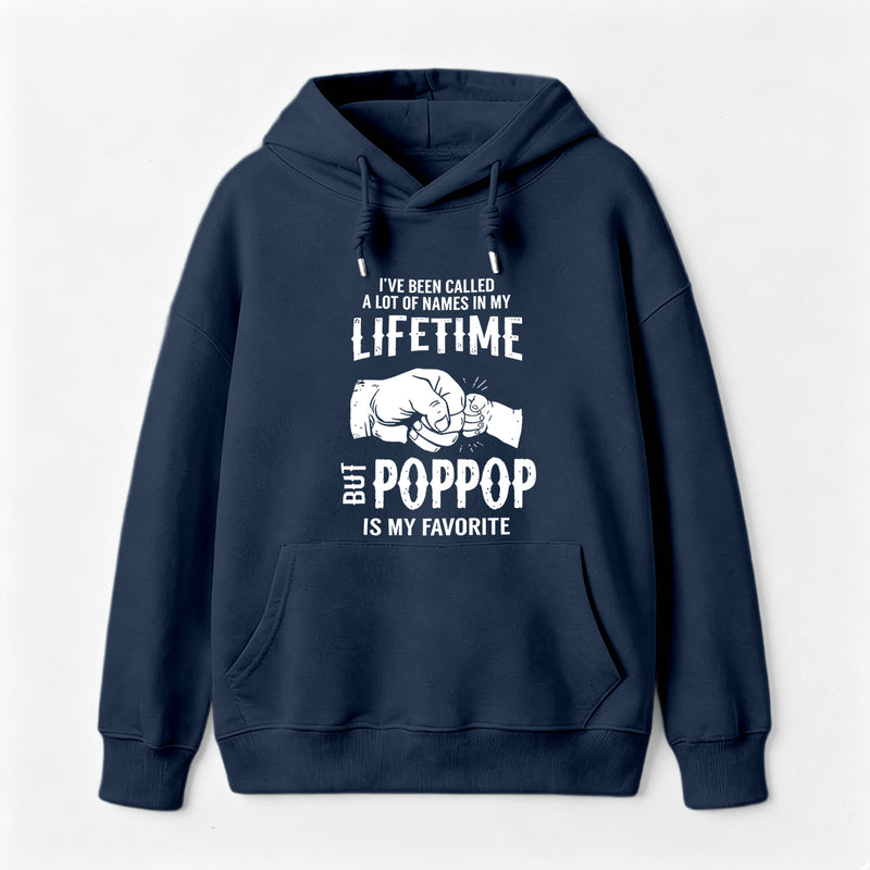 Pop Pop Name Graphic Casual Streetwear Hoodie