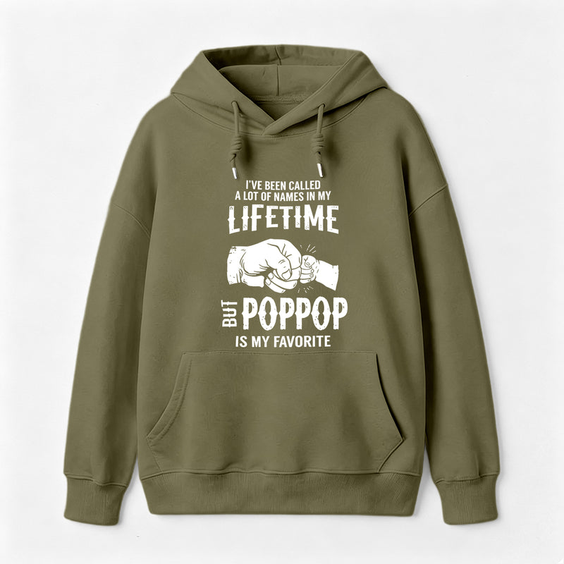 Pop Pop Name Graphic Casual Streetwear Hoodie