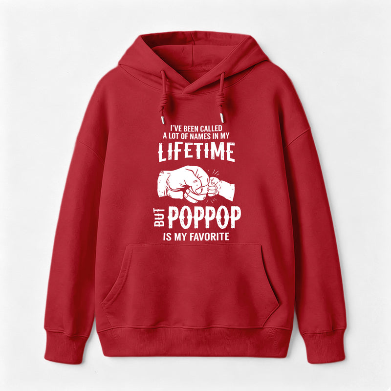 Pop Pop Name Graphic Casual Streetwear Hoodie