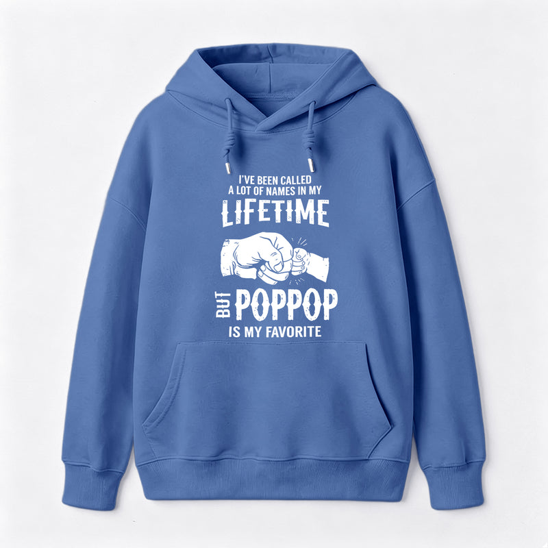 Pop Pop Name Graphic Casual Streetwear Hoodie