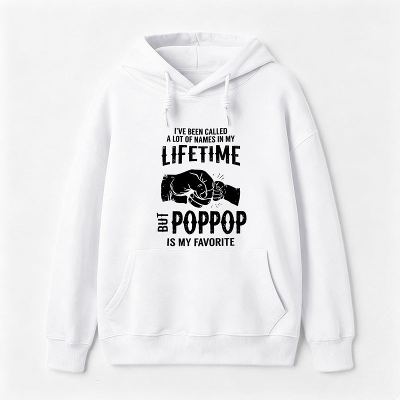 Pop Pop Name Graphic Casual Streetwear Hoodie
